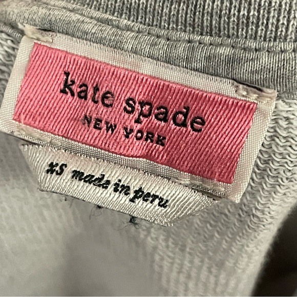 KATE SPADE Wink Wink Sweatshirt Grey - Picture 7 of 8